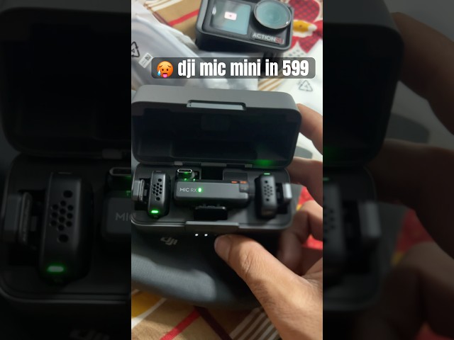 Dji mic mini #dji #shorts #djiactioncamera #gopro #mic