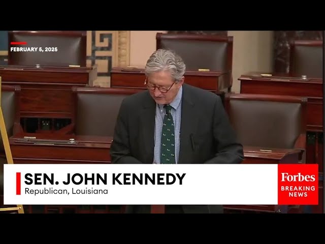 DOGE & Elon Musk is the #1 thing that Trump Voters want! John Kennedy floor speech