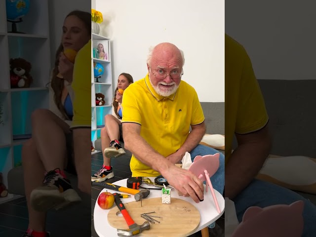 Fake Teeth Prank from Grandpa! 🦷👴 #Prank #Funny #Viral