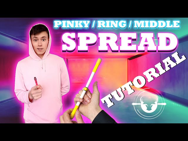 PINKY, RING AND MIDDLE SPREADS  PENSPINNING TUTORIAL