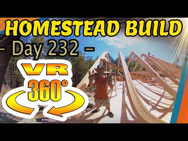 Homestead Building - Roof Trusses Up! Planning Order of Tasks