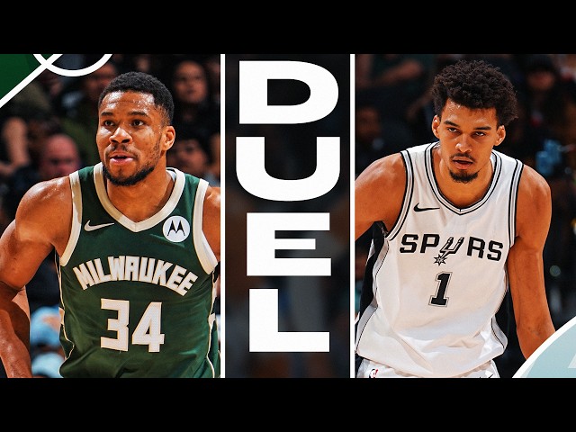 Giannis (35 PTS) & Wemby (30 PTS) BATTLE In San Antonio! 🍿 | January 31, 2025