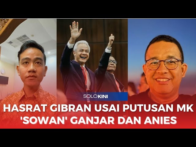 Jatuh Bangun Gibran Demi Bisa Temui Ganjar dan Anies Usai Menangi Pilpres