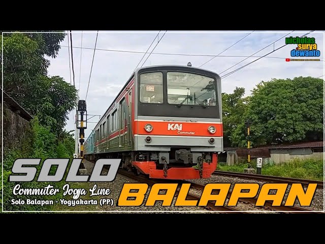 MENONTON BERBAGAI KERETA API DI SORE HARI || STASIUN SOLO BALAPAN