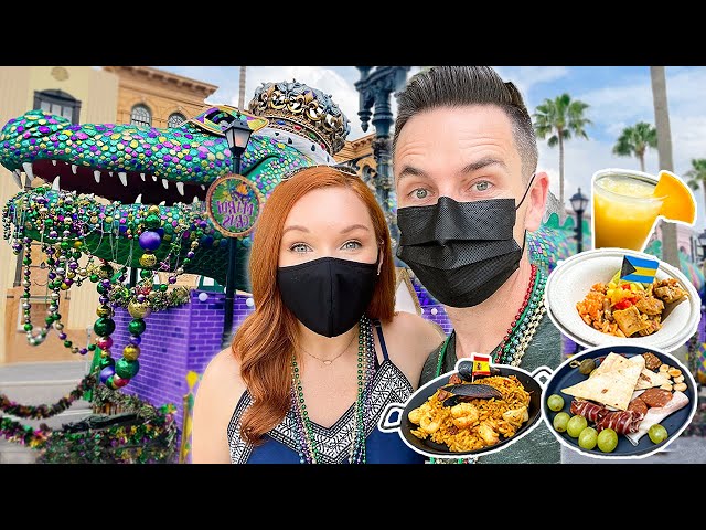 Back to Universal Studios for More Mardi Gras Food + Fun!