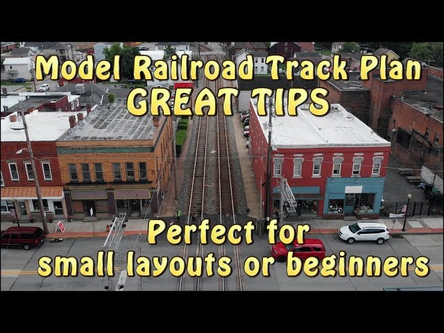 Model Railroad Track Plan GREAT TIPS! Perfect for small layouts & begineers