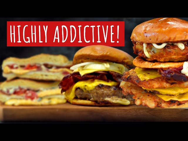 I Tried the 3 Most ADDICTIVE Breakfast Burgers