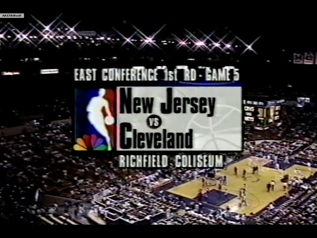 NBA On NBC - Nets @ Cavs 1993 Playoffs R1 Deciding Game 5