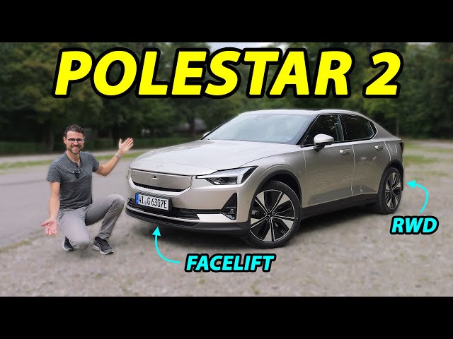 Higher range for the 2024 Polestar 2 facelift! RWD REVIEW