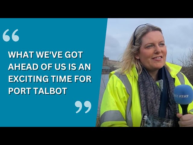 Port Talbot's transformation leaves a lasting impression on minister