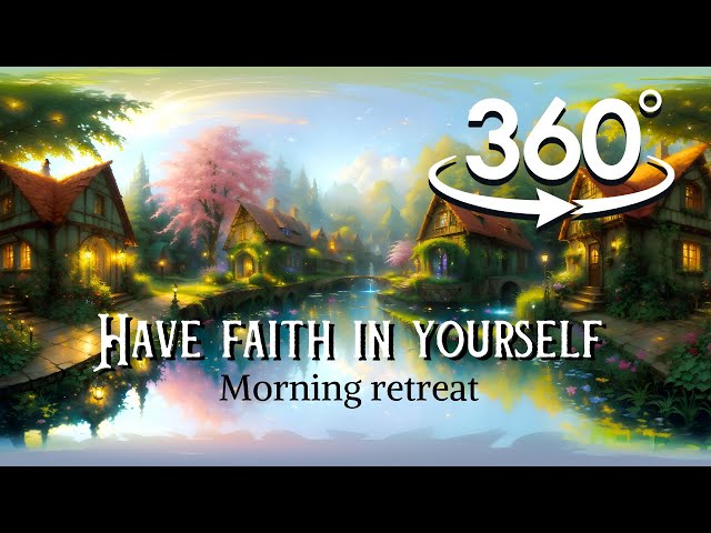 VR 360 | Motivational Video | Believe in Yourself | Autumn Ambience, Calm & Relaxing, Cottage Core