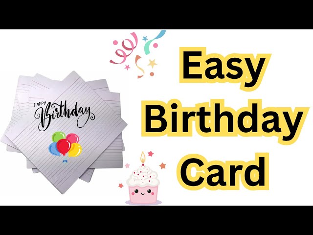 birthday card/birthday card ideas/birthday card making/birthday card kaise banaye