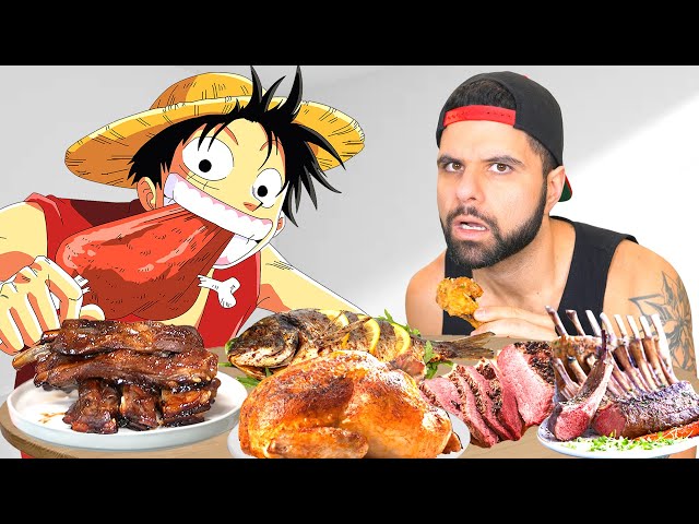 I Tried Luffy's Diet from One Piece