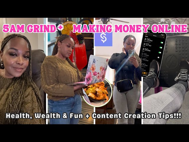 Day In My Life: How I Make $3-10K/Month Online With Content Creation Balancing A Healthy Life & Fun!