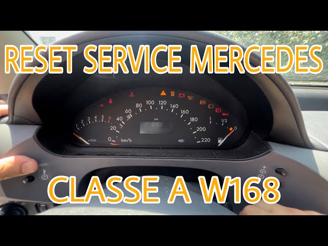 RESET SERVICE MERCEDES CLASSE A W168 (97-2004)