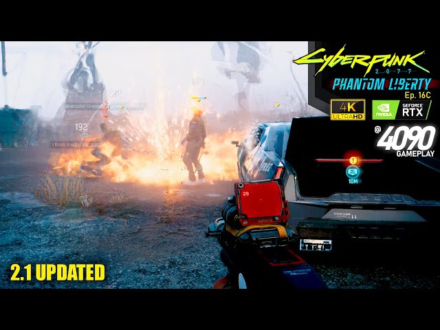 Cyberpunk 2077: Phantom Liberty 2.1 - Episode 16C | 21:9 4k HDR RTX DLSS | Relaxing 4090 Gameplay