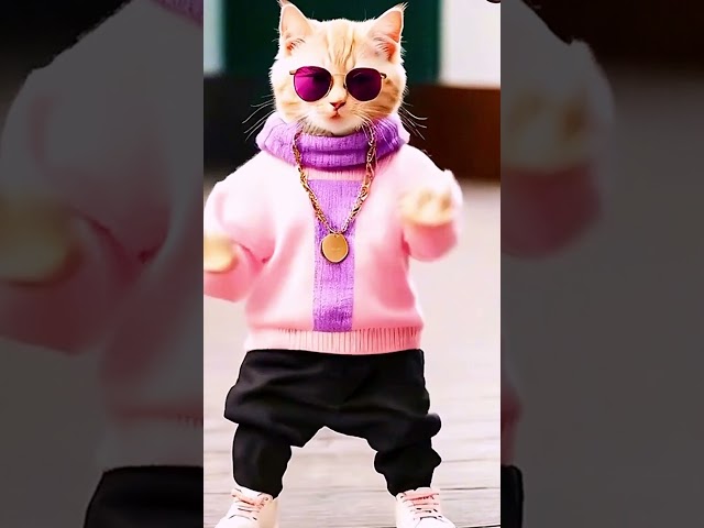 AI CAT DANCE #music #trending #trendingshorts