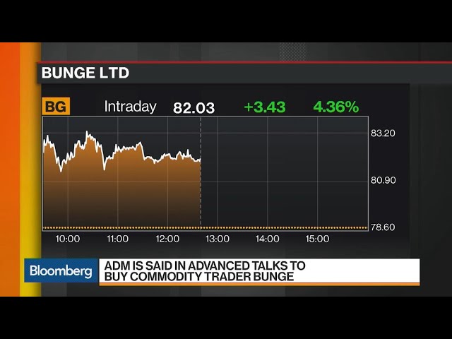 ADM Said to Be in Advanced Talks to Buy Bunge