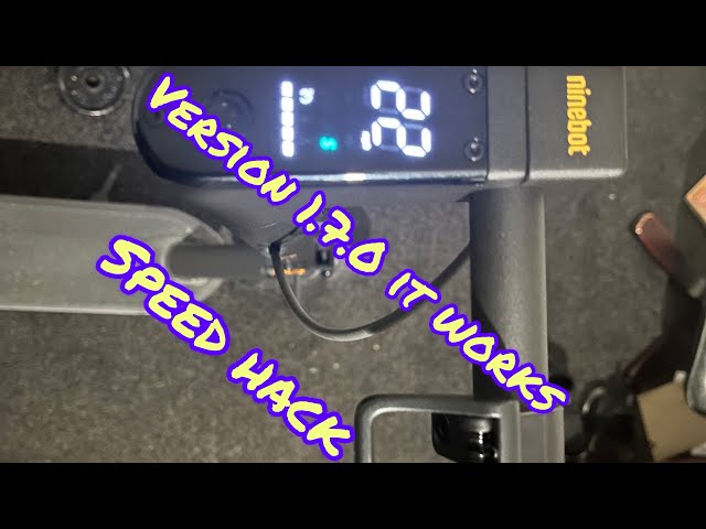 Segway ninebot Max G2 speed Hack Version 1.7.0