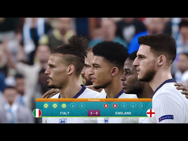 PES 2021 | Italy vs England - Penalty Shootout | UEFA Euro 2020 Final - 4K 60fps