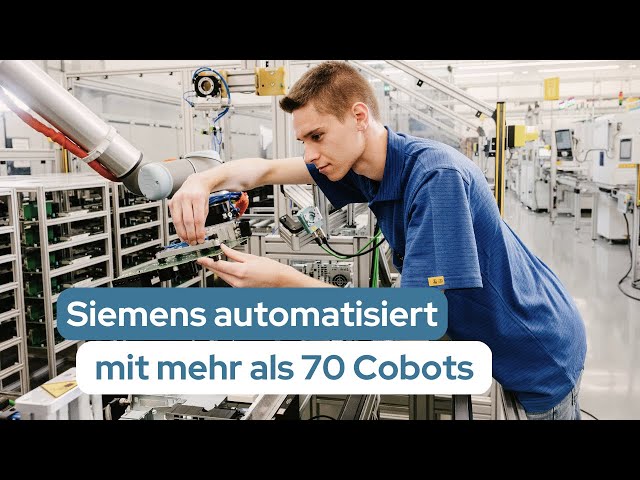 Siemens automatisiert mit mehr als 70 Cobots im Gerätewerk Erlangen