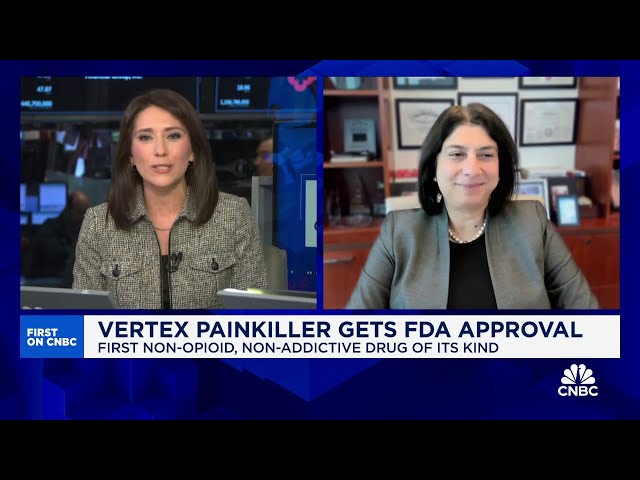 Vertex Pharmaceuticals CEO on non-opioid painkiller: It's safe, effective and non-addictive