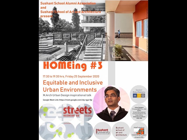 HOMEing: Equitable and Inclusive Urban Environments #HM- 20003