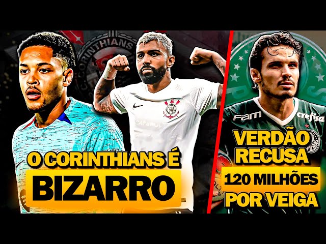 ⚠️ VITOR ROQUE e Gabigol REFORÇOS do Corinthians | Palmeiras RECUSA 120 MILHÕES por Veiga - E MAIS