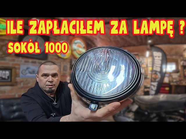 Sokół 1000 Lamp - Pre-war Iconic Polish Motorcycle Unboxing