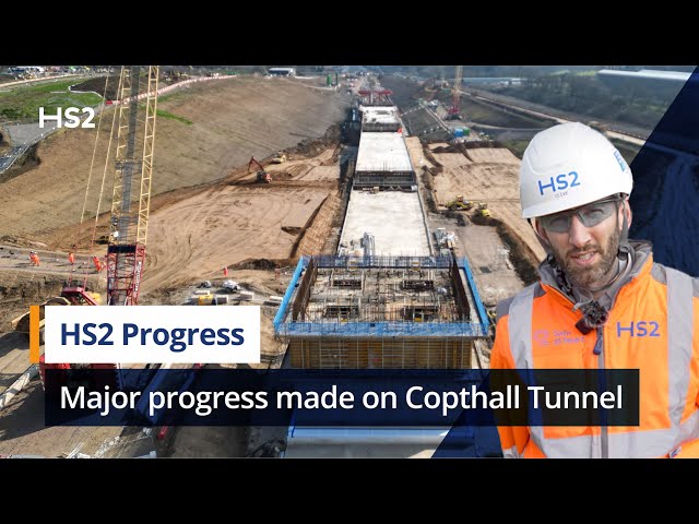 Major progress made on HS2’s Copthall Green Tunnel