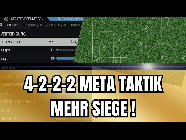 Unschlagbare 4-2-2-2 Meta Taktik in EA FC 24 – Besser werden und Mehr Siege mit Badi!