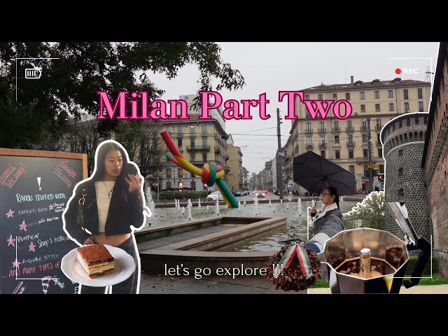 MILAN VLOG | Travel with me | The Italy Diaries continues...exploring the city montage!