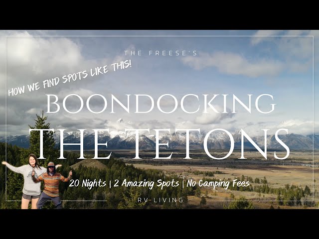 GRAND TETON NATIONAL PARK | BOONDOCKING | RVLIFE