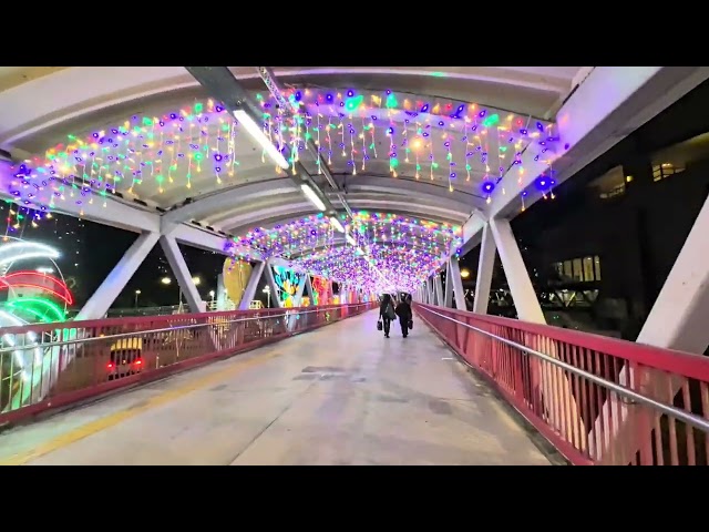 Jembatan stun wan di malam hari