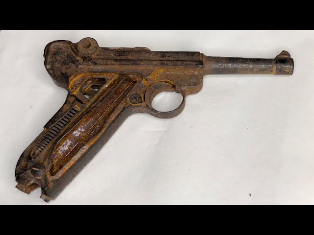 Shocking Restoration: Watch This Rusted German Luger P08 Turn Into a Masterpiece!