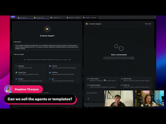 LIVE: Build, Train, and Share AI Agents with Taskade