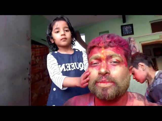 Holi putai with family  ||  #holi #holiputai