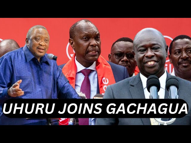 We are with Gachagua in this fight! Uhuru Kenyatta allies speech today shocks ruto in Wamunyoro