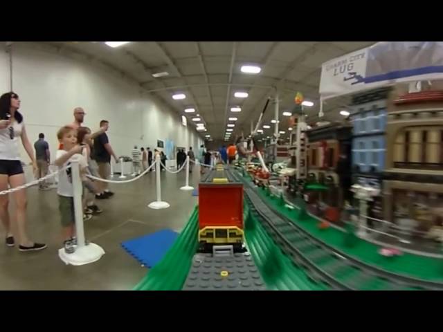 I'm goin' off the rails on a LEGO train...