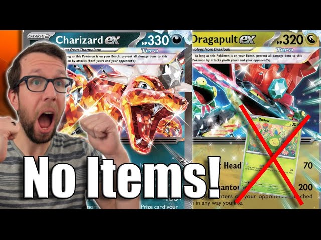 Charizard ex n' Dragapult DELETE Budews // Deck list and gameplay