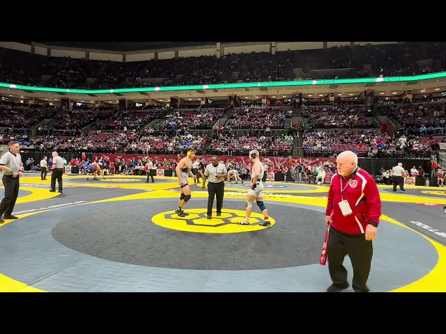 D1SF 190lbs Gage Yackee, St John Jesuit vs Matt Kowalski, Springboro