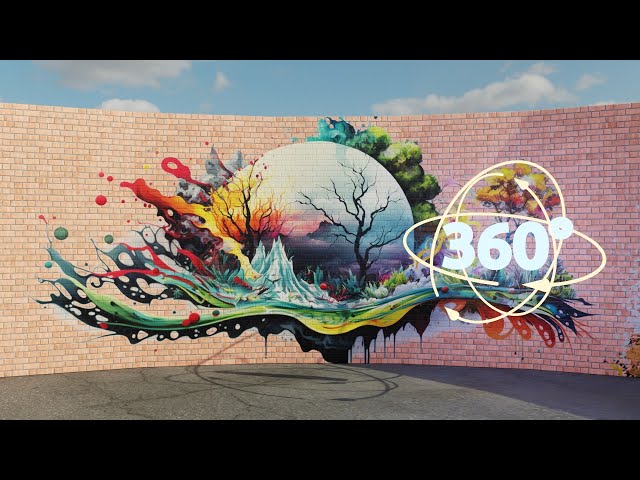 360 Graffiti Chill Beats 🎧 AI-Powered Music for Work, Coding and Study 🎨 [relaxing 50 minutes]