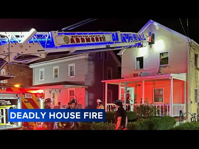 Mother and son dead, another person injured after fire in Ardmore, Pennsylvania