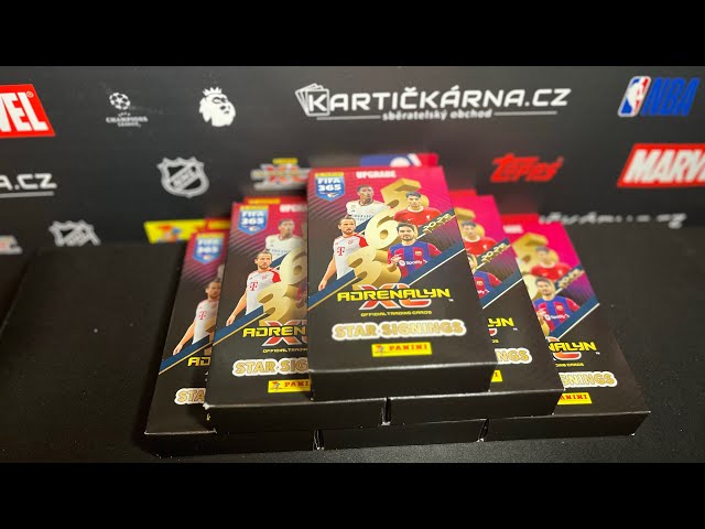 Unboxing Panini FIFA 365 2024 Adrenalyn XL Star Signings Upgrade Set