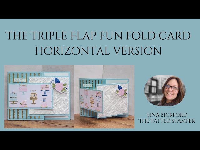 Triple Flap fun fold landscape version