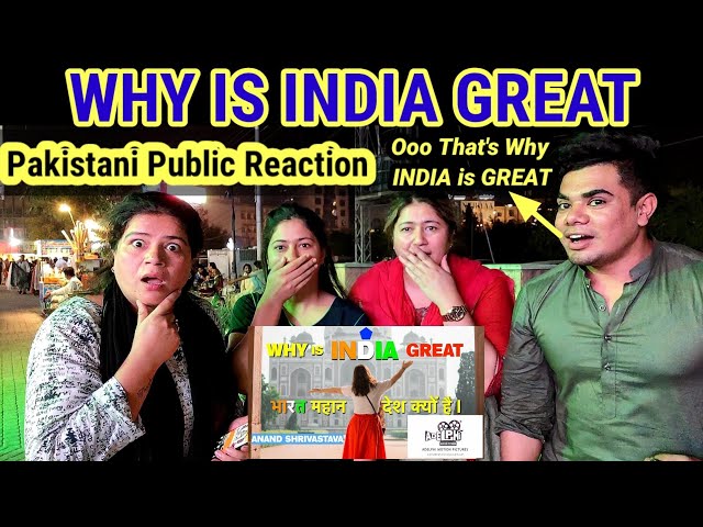 Pakistani Public Reaction To WHY IS INDIA GREAT | भारत महान क्यों है | ADELPHI MOTION PICTURES