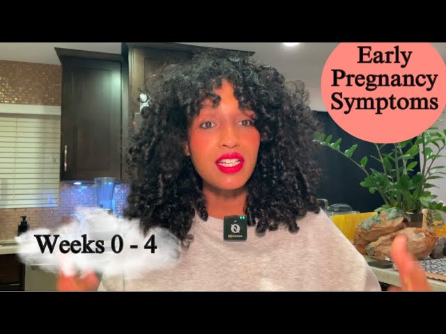 Early Pregnancy Symptoms | Weeks 0 - 4 | Vegan Pregnancy