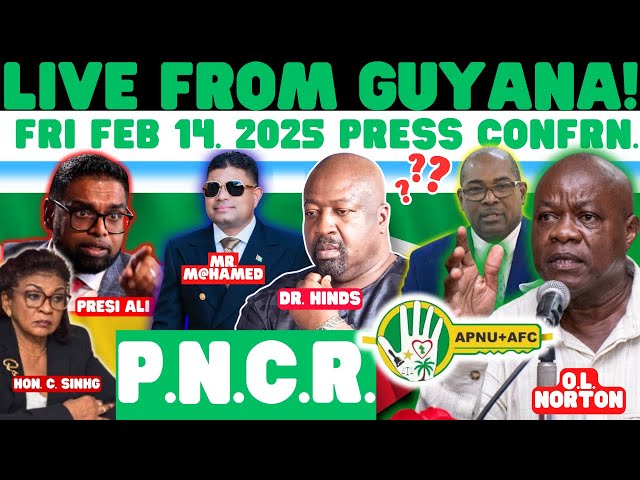 LIVE FROM 🇬🇾 | HON. NORTON_CORRUPTION IN GUYANA, PRES ALI & MOHAMED SCANDLE + MORE! PNC PRESS CON.