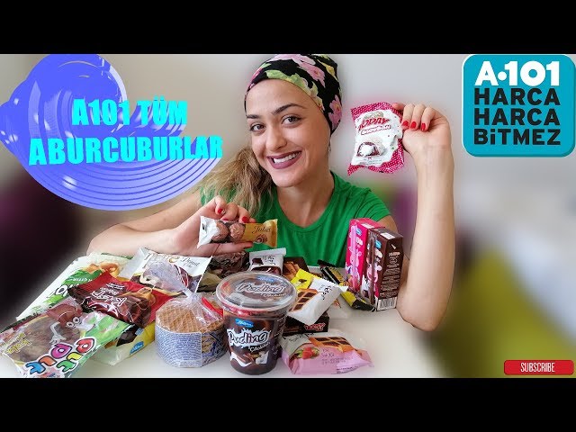 A101 TÜM ABUR CUBURLARI YEDİM!-6503 KCAL