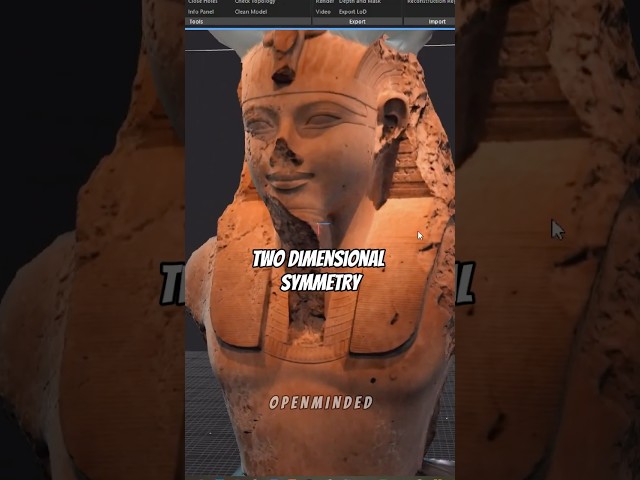 Impossible 3D Perfect Symmetry of Ancient Egypt Statues - Joe Rogan #shorts #joerogan #history